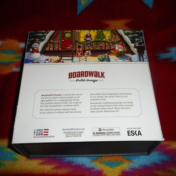 CHRISTMAS CABIN - BOARDWALK PUZZLE COMPANY - 1000 Pieces - Picture 5 of 6